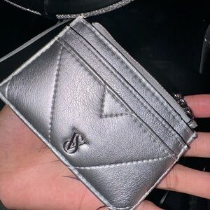 Silver Victoria secret wallet